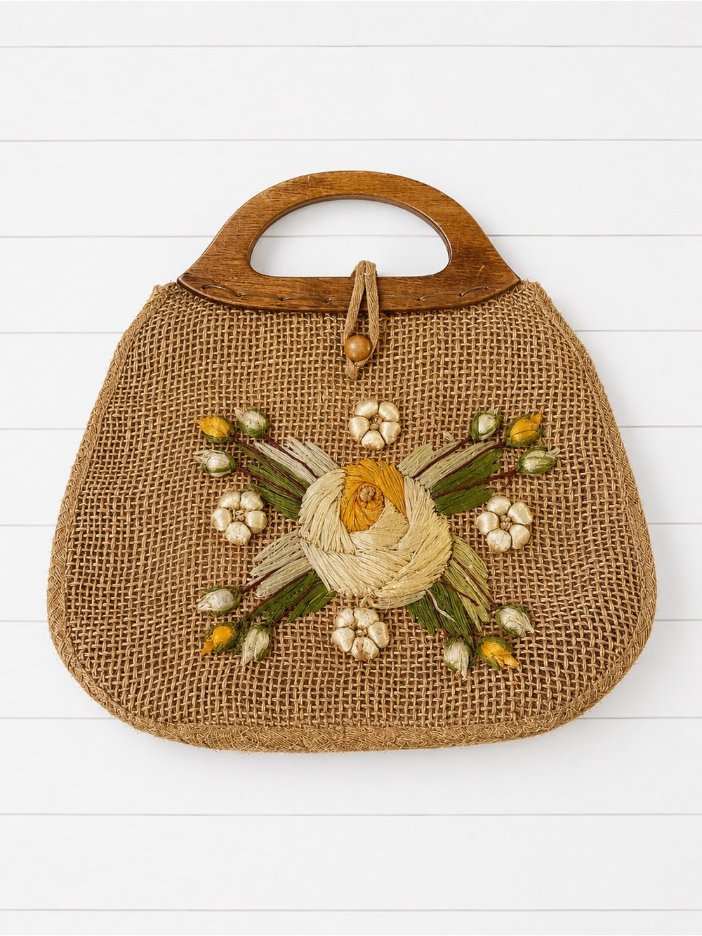 Woven Bogo Handbag